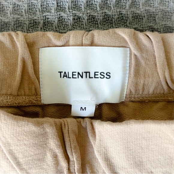 Talentless Wide-Leg Terry Lounge Pants in Nude - Picture 4 of 5